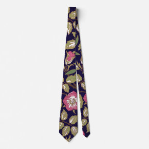 William Morris Sweet Briar Floral Art Nouveau Tie