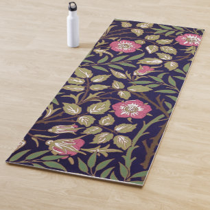 William Morris Sweet Briar Floral Art Nouveau Yoga Mat