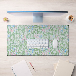 William Morris Sweet Pea Floral Pattern Classic Desk Mat