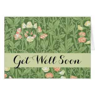 William Morris Sweet Pea Pattern Vintage Botanical