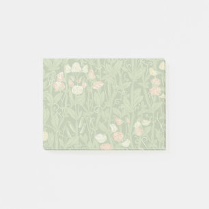 William Morris Sweet Pea Pattern Vintage Botanical Post-it Notes