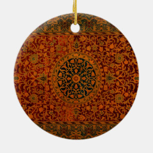 William Morris Tapestry Carpet Rug Ceramic Ornament