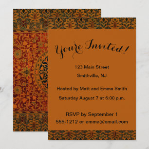 William Morris Tapestry Carpet Rug Invitation