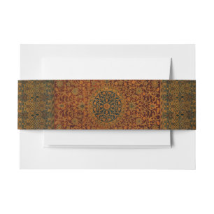 William Morris Tapestry Carpet Rug Invitation Belly Band