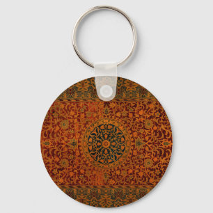 William Morris Tapestry Carpet Rug Key Ring