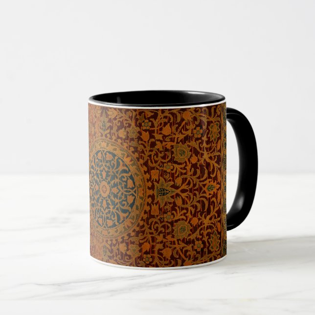William Morris Tapestry Carpet Rug Mug (Front Right)
