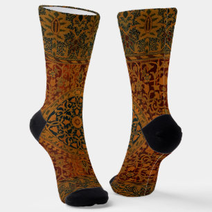 William Morris Tapestry Carpet Rug Socks