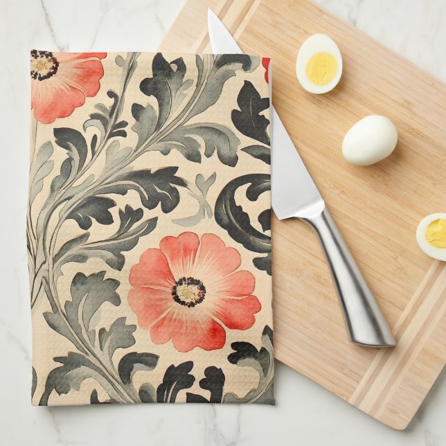 William Morris Tea Towel (Quarter Fold)