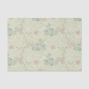 William Morris Teal Blue & Pink Larkspur Pattern Tissue Paper