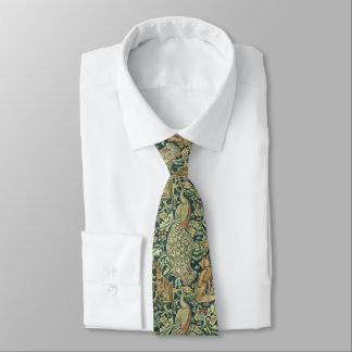 William Morris "The Forest" Wildlife Tie