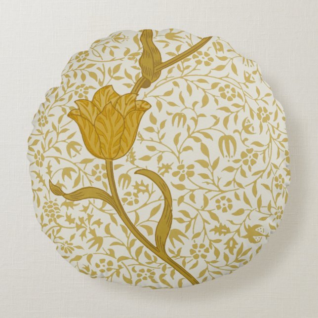 William Morris The Garden Tulip Cushions (Front)