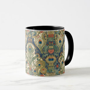 William Morris The Peacock Vintage Art Nouveau Mug