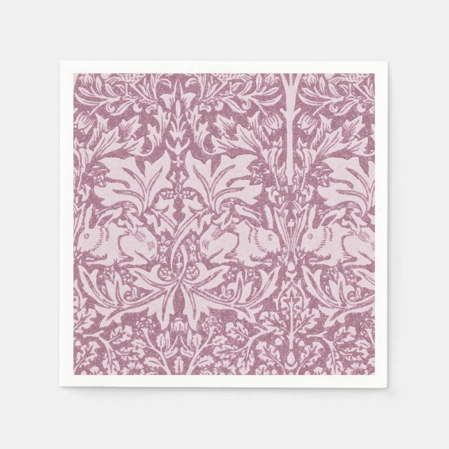 William Morris,The Strawberry thief,revamped,art n Napkin (Front)