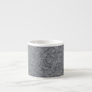 William Morris Thistle Floral Wallpaper Flower Art Espresso Cup