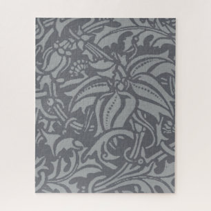 William Morris Thistle Floral Wallpaper Flower Art Jigsaw Puzzle