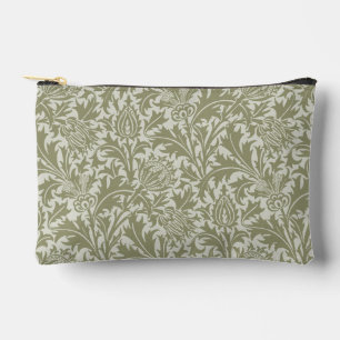 William Morris Thistle Sage Green Pattern Accessory Pouch