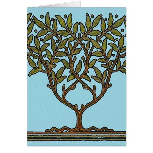 William Morris Tree Frieze Floral Wallpaper (Front)