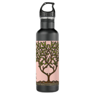 William Morris Tree Frieze Floral Wallpaper 710 Ml Water Bottle