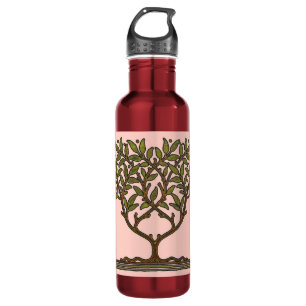 William Morris Tree Frieze Floral Wallpaper 710 Ml Water Bottle