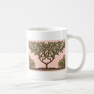 William Morris Tree Frieze Floral Wallpaper Coffee Mug