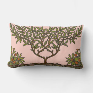William Morris Tree Frieze Floral Wallpaper Lumbar Cushion