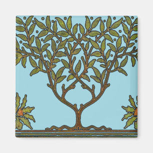 William Morris Tree Frieze Floral Wallpaper Magnet