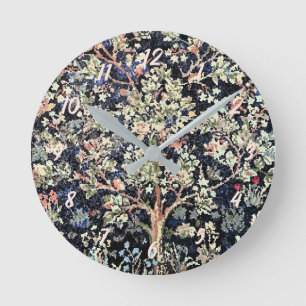 William Morris Tree of Life Acrylic Wall Clock