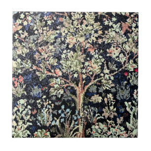 William Morris Tree of Life Ceramic Tile