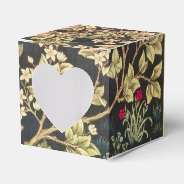 William Morris Tree Of Life Favour Box (Front Side)