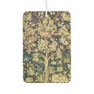William Morris Tree Of Life Floral Vintage Art Car Air Freshener