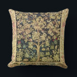 William Morris Tree Of Life Floral Vintage Art Cushion<br><div class="desc">William Morris Tree Of Life Floral Vintage Art William Morris was an English textile designer, artist, writer, and socialist associated with the Pre-Raphaelite Brotherhood and British Arts and Crafts Movement. He founded a design firm in partnership with the artist Edward Burne-Jones, and the poet and artist Dante Gabriel Rossetti which...</div>