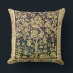 William Morris Tree Of Life Floral Vintage Art Cushion<br><div class="desc">William Morris Tree Of Life Floral Vintage Art William Morris was an English textile designer, artist, writer, and socialist associated with the Pre-Raphaelite Brotherhood and British Arts and Crafts Movement. He founded a design firm in partnership with the artist Edward Burne-Jones, and the poet and artist Dante Gabriel Rossetti which...</div>