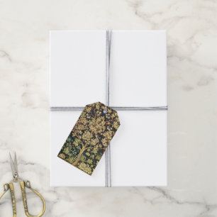 William Morris Tree Of Life Floral Vintage Art Gift Tags