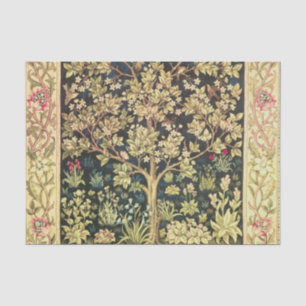 William Morris Tree Of Life Floral Vintage Art Tissue Paper