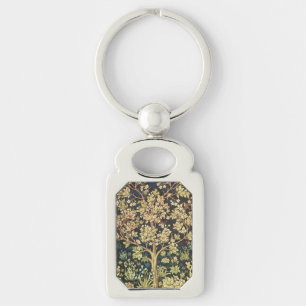 William Morris Tree Of Life Key Ring