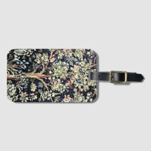 William Morris Tree of Life Luggage Tag