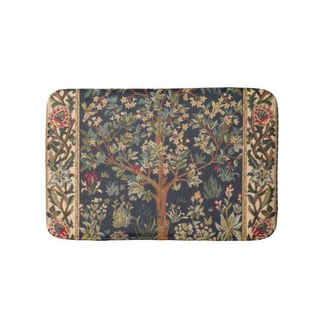 William Morris - Tree Of Life Original Bath Mat (Front)