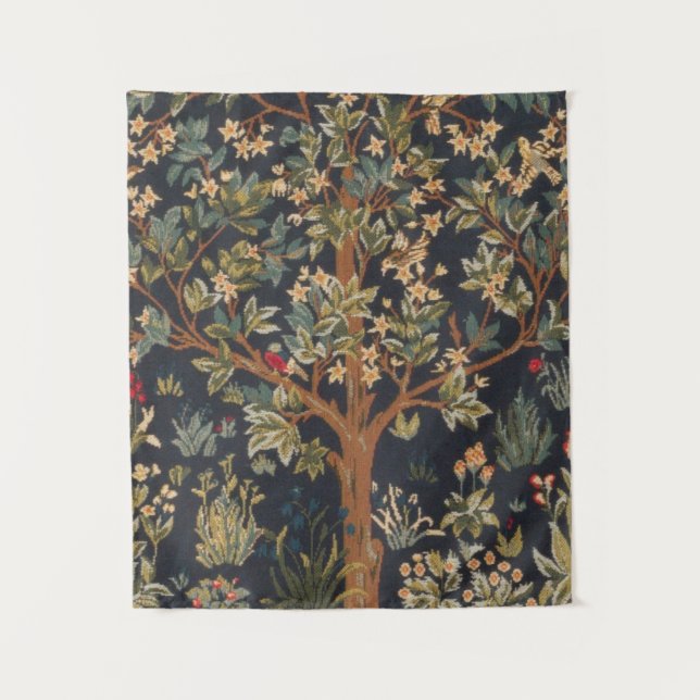 William Morris - Tree Of Life Original Tapestry (Front)