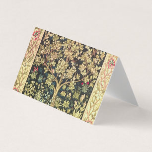 William Morris Tree Of Life Vintage Pre-Raphaelite Business Card