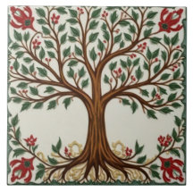William Morris tree of life Vintage pre-raphaelite