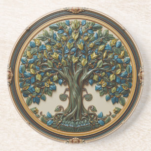 William Morris tree of life Vintage pre-raphaelite Coaster