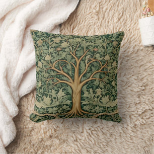 William Morris Tree Of Life Vintage Pre-Raphaelite Cushion