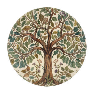 William Morris Tree Of Life Vintage Pre-Raphaelite Cutting Board