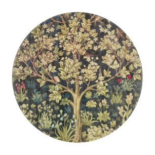 William Morris Tree Of Life Vintage Pre-Raphaelite Cutting Board