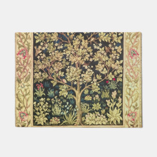 William Morris Tree Of Life Vintage Pre-Raphaelite Doormat
