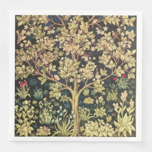 William Morris Tree Of Life Vintage Pre-Raphaelite Napkin