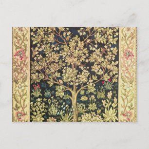 William Morris Tree Of Life Vintage Pre-Raphaelite Postcard