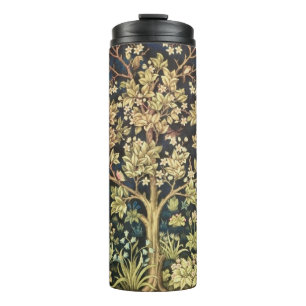 William Morris Tree Of Life Vintage Pre-Raphaelite Thermal Tumbler