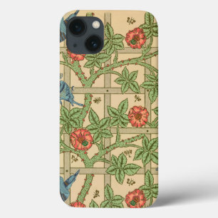 William Morris Trellis Classic Wallpaper Design  iPhone 13 Case