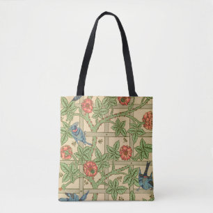William Morris Trellis Classic Wallpaper Design  Tote Bag